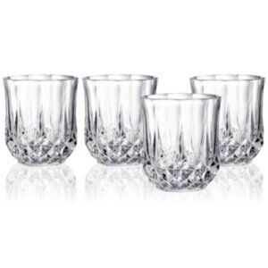 Cristal D'Arques Longchamp Set of 4 Double Old Fashioned Glasses